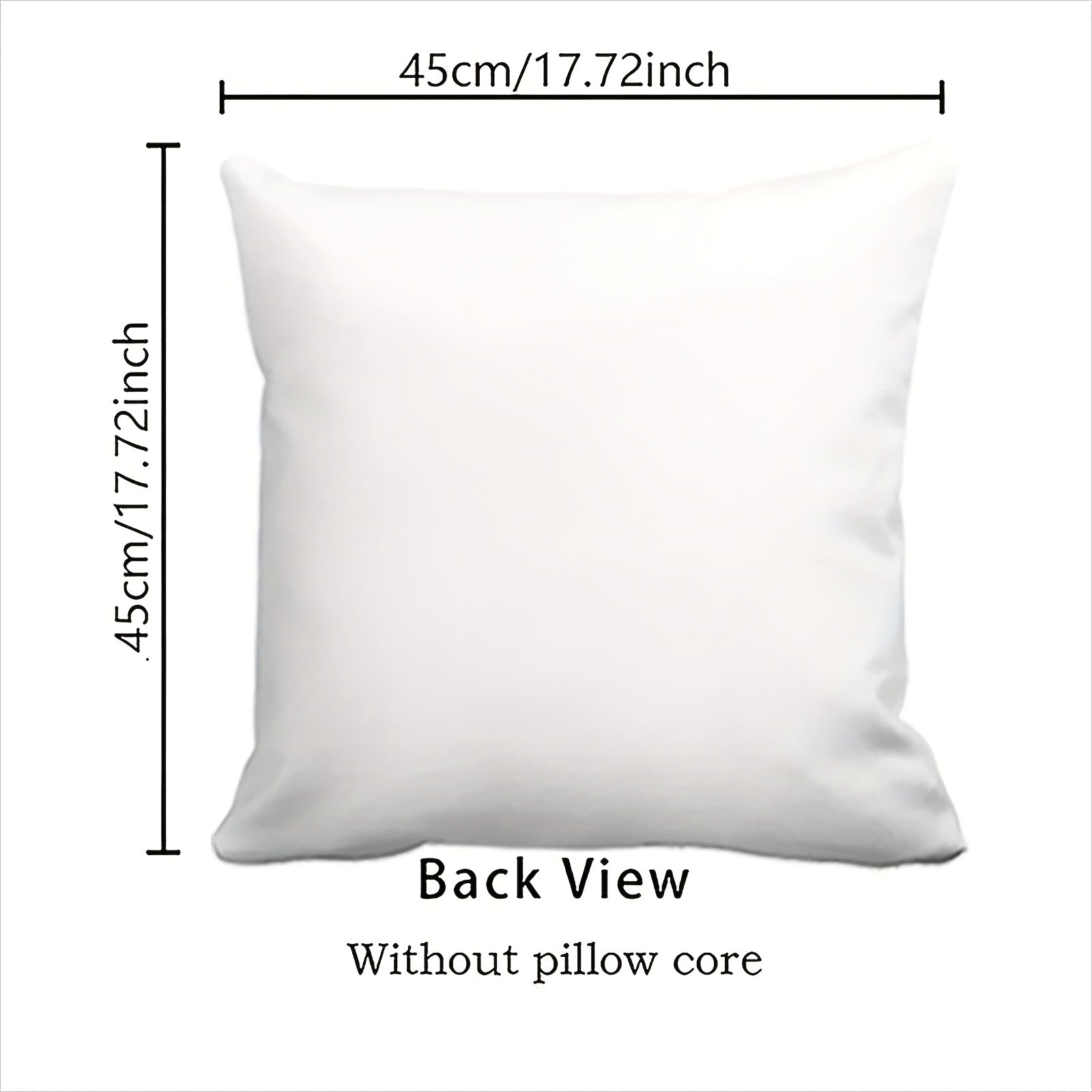 Set of 4 Christmas Cushion Covers featuring Festive Snowman, Santa, Elk & Tree Design. 45x45cm